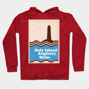 Holy Island, Anglesey, Wales travel poster Hoodie